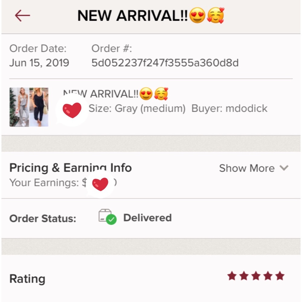 5 ⭐️ Rating! LAST ONE!!😍🥰 - Picture 6 of 6